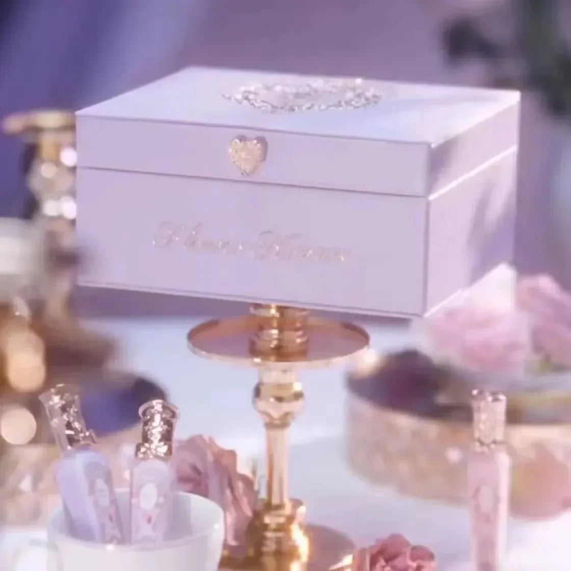 Limited Edition Flower Knows Makeup Storage Box Jewellery box Luxurious Weddings