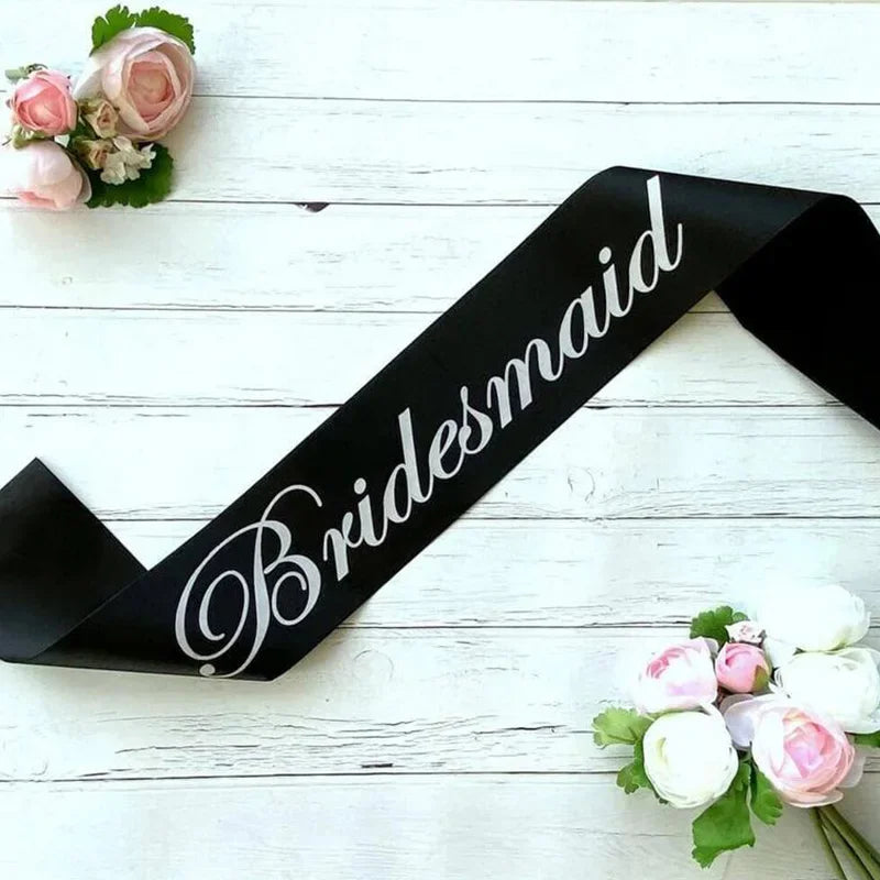 Elegant Wedding Sash for Bridal Party Celebrations Sashes Luxurious Weddings