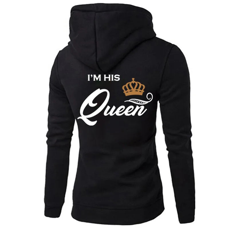 King & Queen Couple Hoodies Set Luxurious Weddings