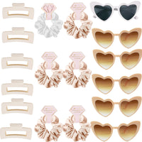 Bridesmaid Heart Sunglasses & Hair Accessories Set Accessories Luxurious Weddings