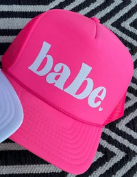 Hot Pink Bride Squad Trucker Hat - Bachelorette Fun Hats Luxurious Weddings