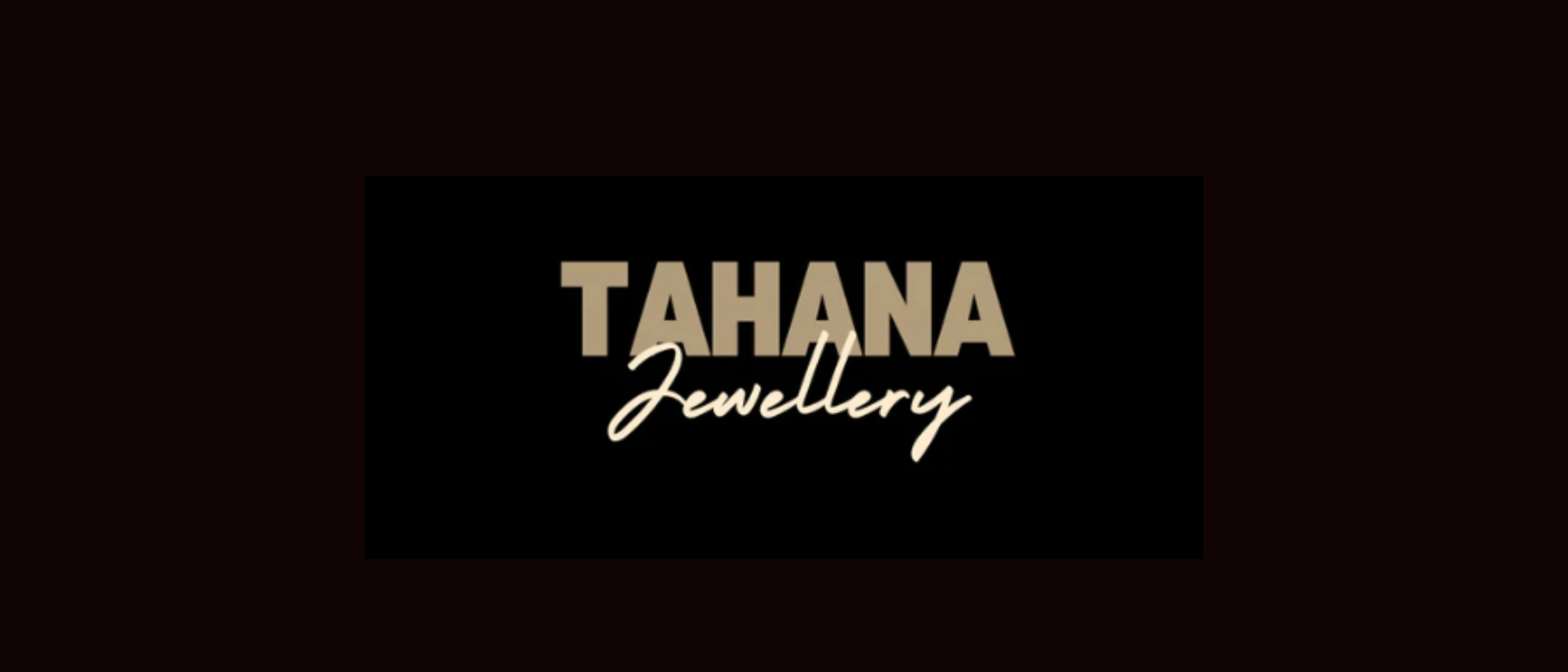 Tahana Jewellery logo on a black background