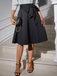 Tied Knee Length Skirt Skirt Luxurious Weddings