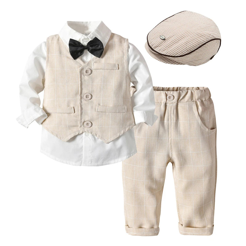 Toddler Formal Suit Set for Boys - 1-6 Years Outfit Luxurious Weddings