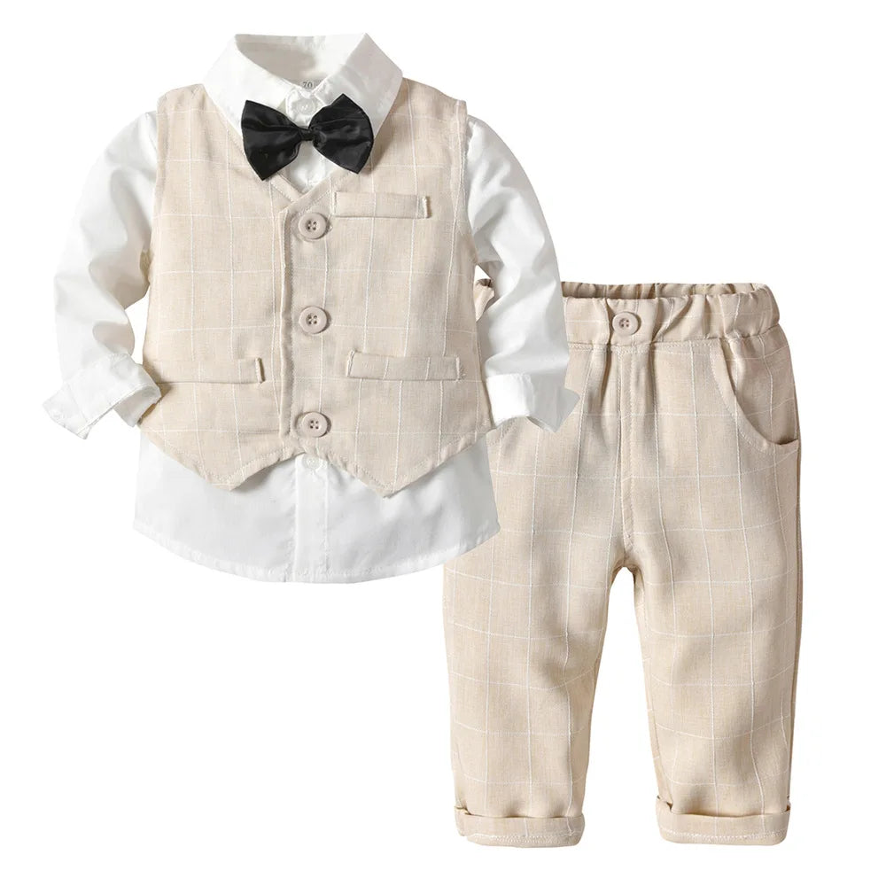 Toddler Formal Suit Set for Boys - 1-6 Years Outfit Luxurious Weddings