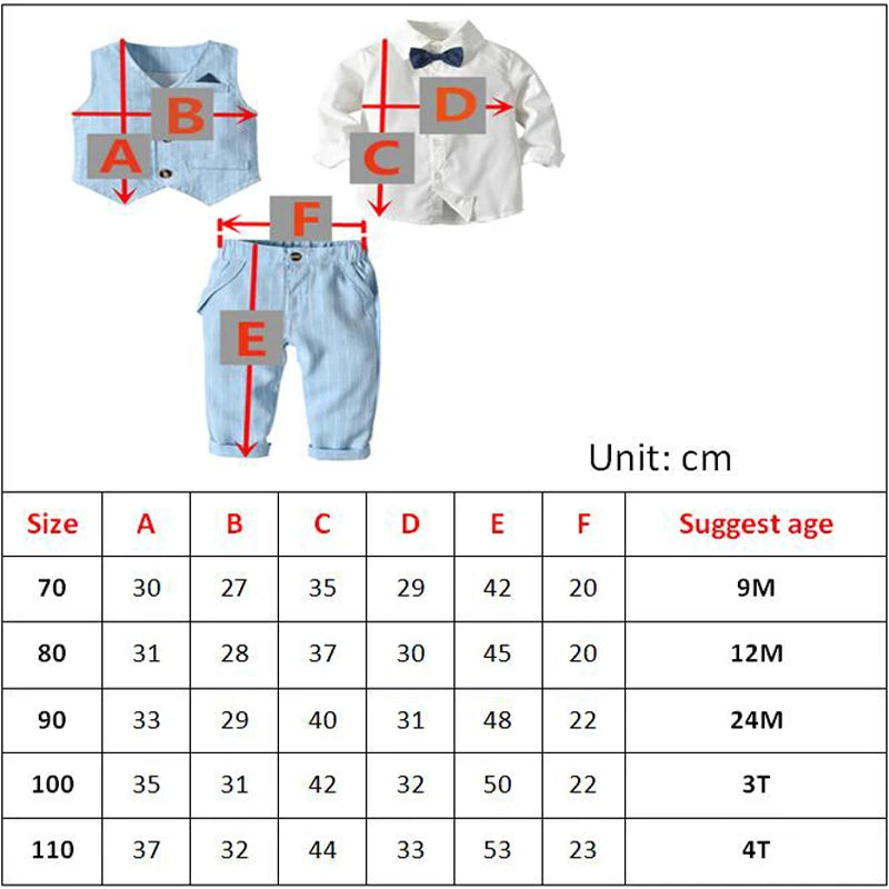 Toddler Formal Suit Set for Boys - 1-6 Years Outfit Luxurious Weddings