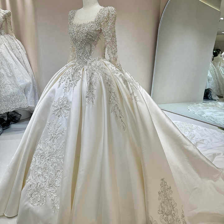 Vintage Satin Elegance wedding dress Luxurious Weddings