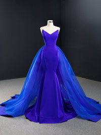 Handmade Off-Shoulder Violet Couture Dress DRESSES Luxurious Weddings