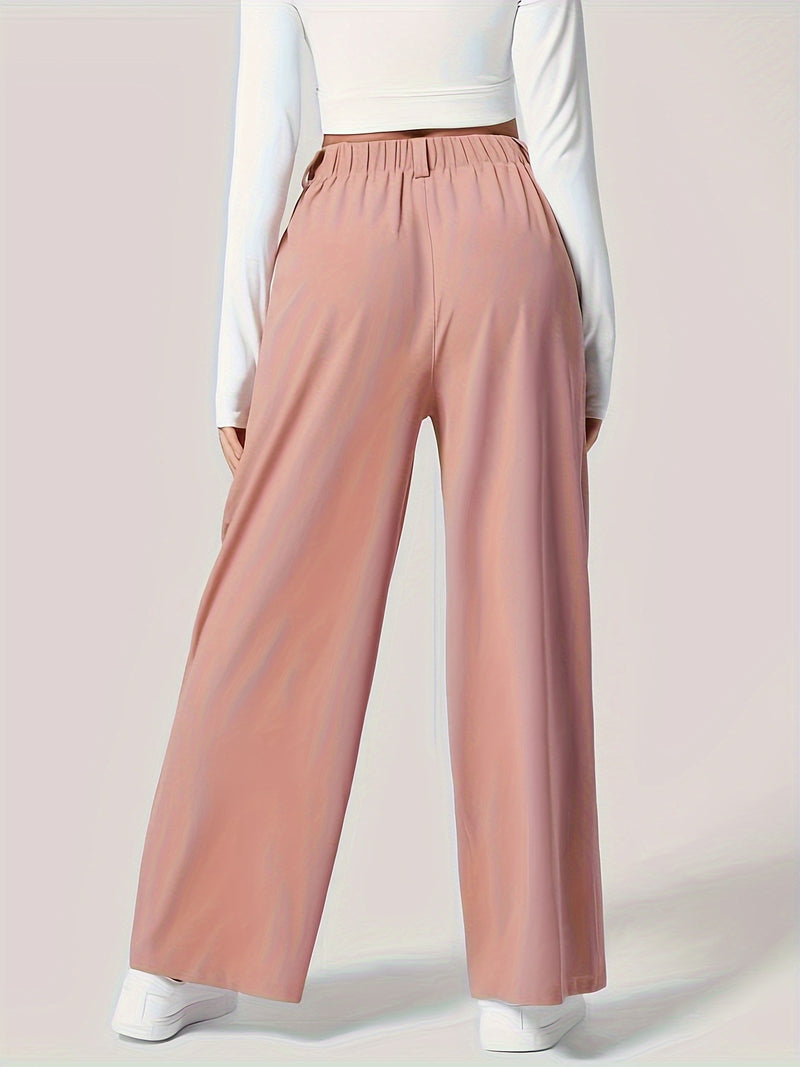 Wide Leg Pants with Pockets Pants Luxurious Weddings