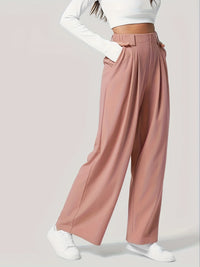 Wide Leg Pants with Pockets Pants Luxurious Weddings