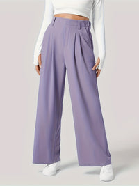 Wide Leg Pants with Pockets Pants Luxurious Weddings