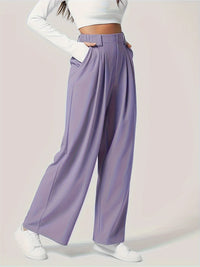 Wide Leg Pants with Pockets Pants Luxurious Weddings