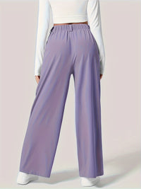 Wide Leg Pants with Pockets Pants Luxurious Weddings