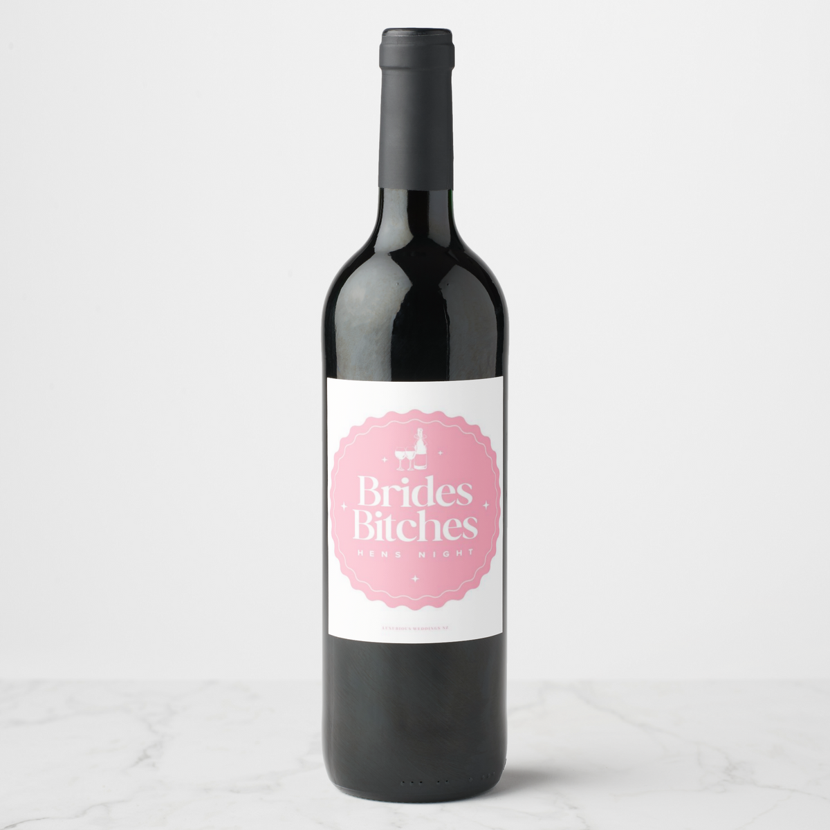 Bachelorette Wine Labels | Brides Bitchs Wine Labels Luxurious Weddings