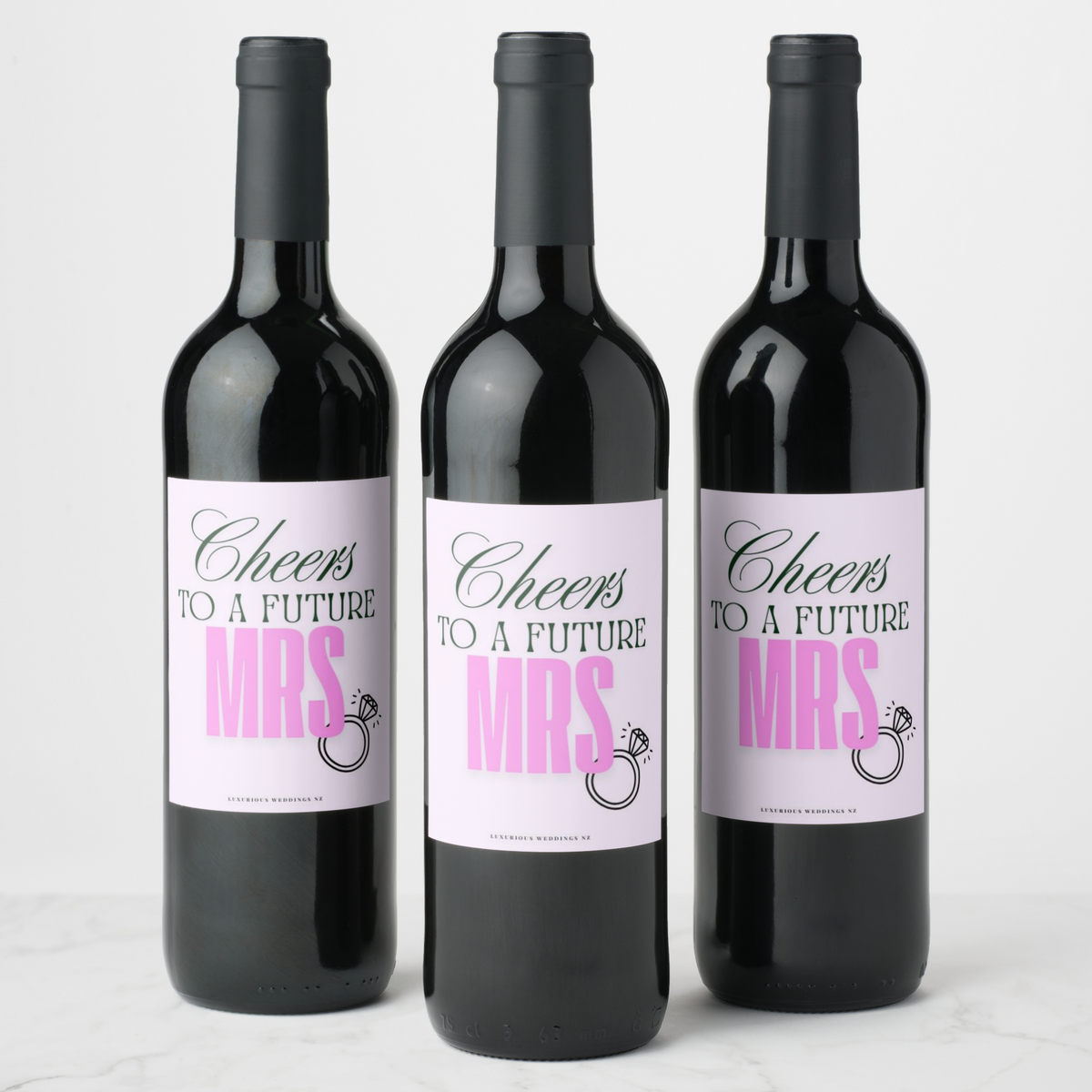 Bachelorette Wine Labels | Cheers To a Wine Labels Luxurious Weddings