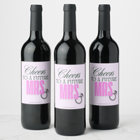 Bachelorette Wine Labels | Cheers To a Wine Labels Luxurious Weddings