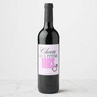 Bachelorette Wine Labels | Cheers To a Wine Labels Luxurious Weddings