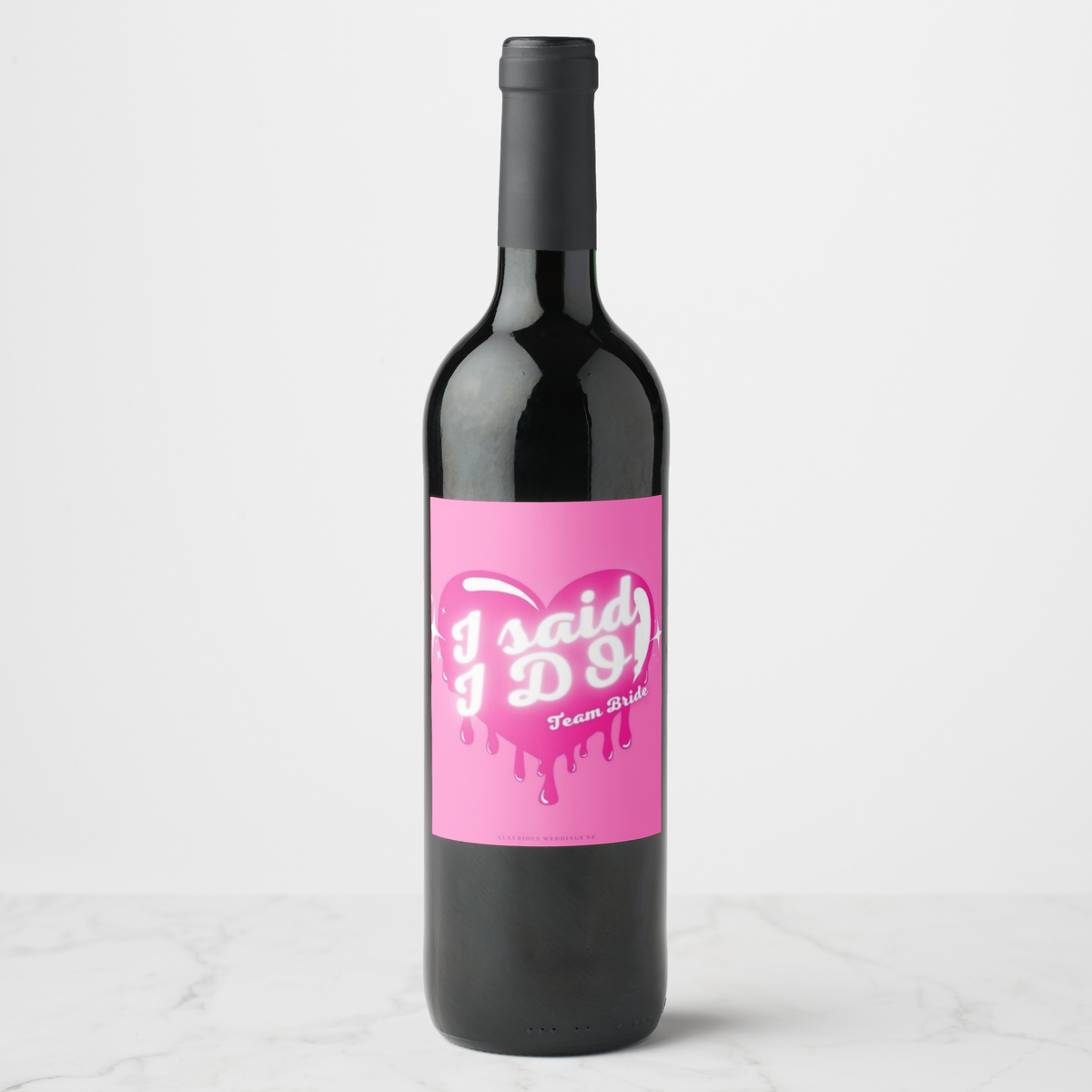 Bachelorette Wine Labels | isaid Wine Labels Luxurious Weddings