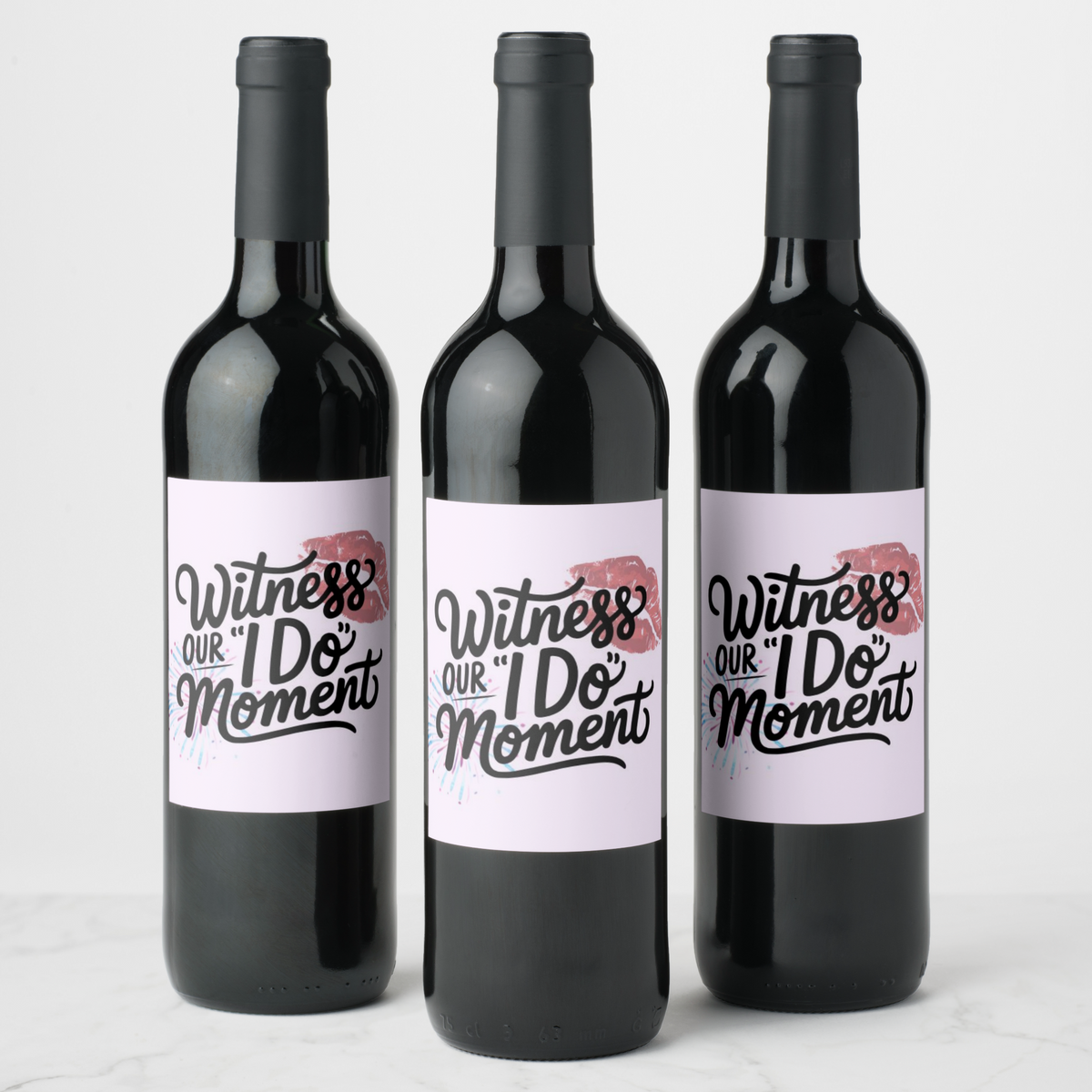 Bachelorette Wine Labels | Witness Ours Wine Labels Luxurious Weddings