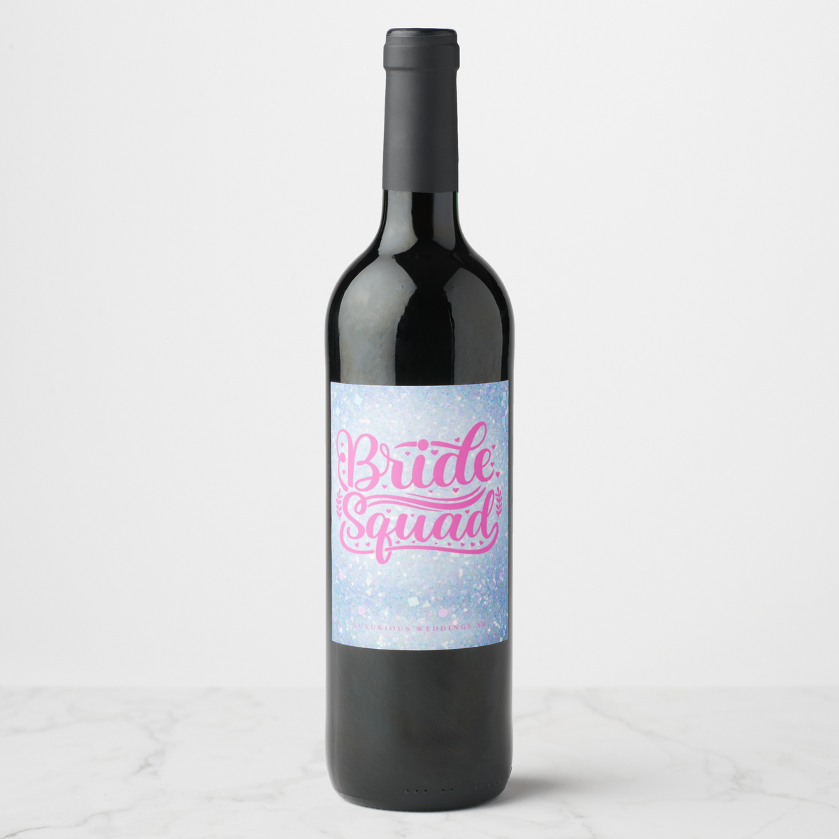 Bachelorette Wine Labels | Bride Squad Wine Labels Luxurious Weddings