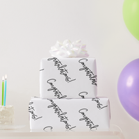 Congratulations Premium Wrapping Paper wrapping Paper Luxurious Weddings