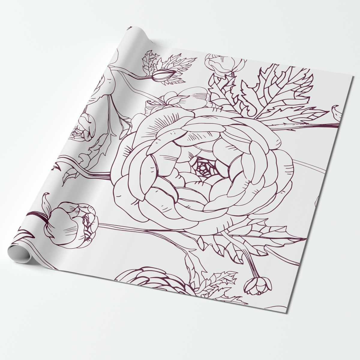 Flowers Premium Wrapping Paper