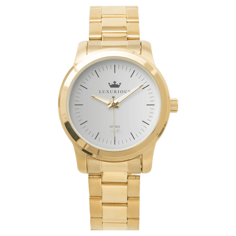 Gold Stainless Steel Watch by Luxurious Watches Luxurious Weddings