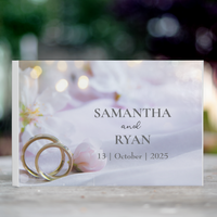 Rings Guest Book Guest Book Luxurious Weddings