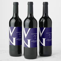 Purple Wine Bottle Labels Wine Labels Luxurious Weddings