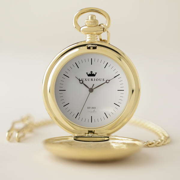 Gold Pocket Watch by Luxurious Pocket Watch Luxurious Weddings