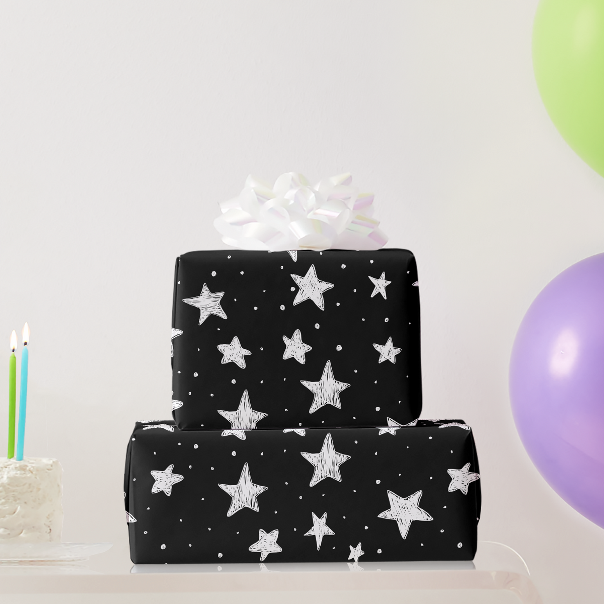 Stars Premium Wrapping Paper wrapping Paper Luxurious Weddings