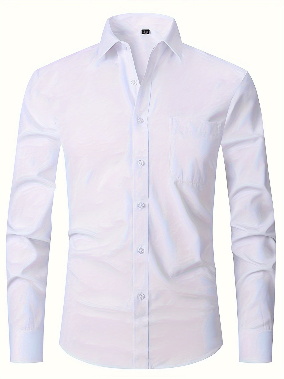 Men's Formal Business Shirts with Long Sleeves - Spring/Fall Collection Luxurious Weddings