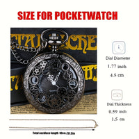 Vintage Steampunk Pocket Watch - Perfect Xmas Gift for Men & Women! Luxurious Weddings