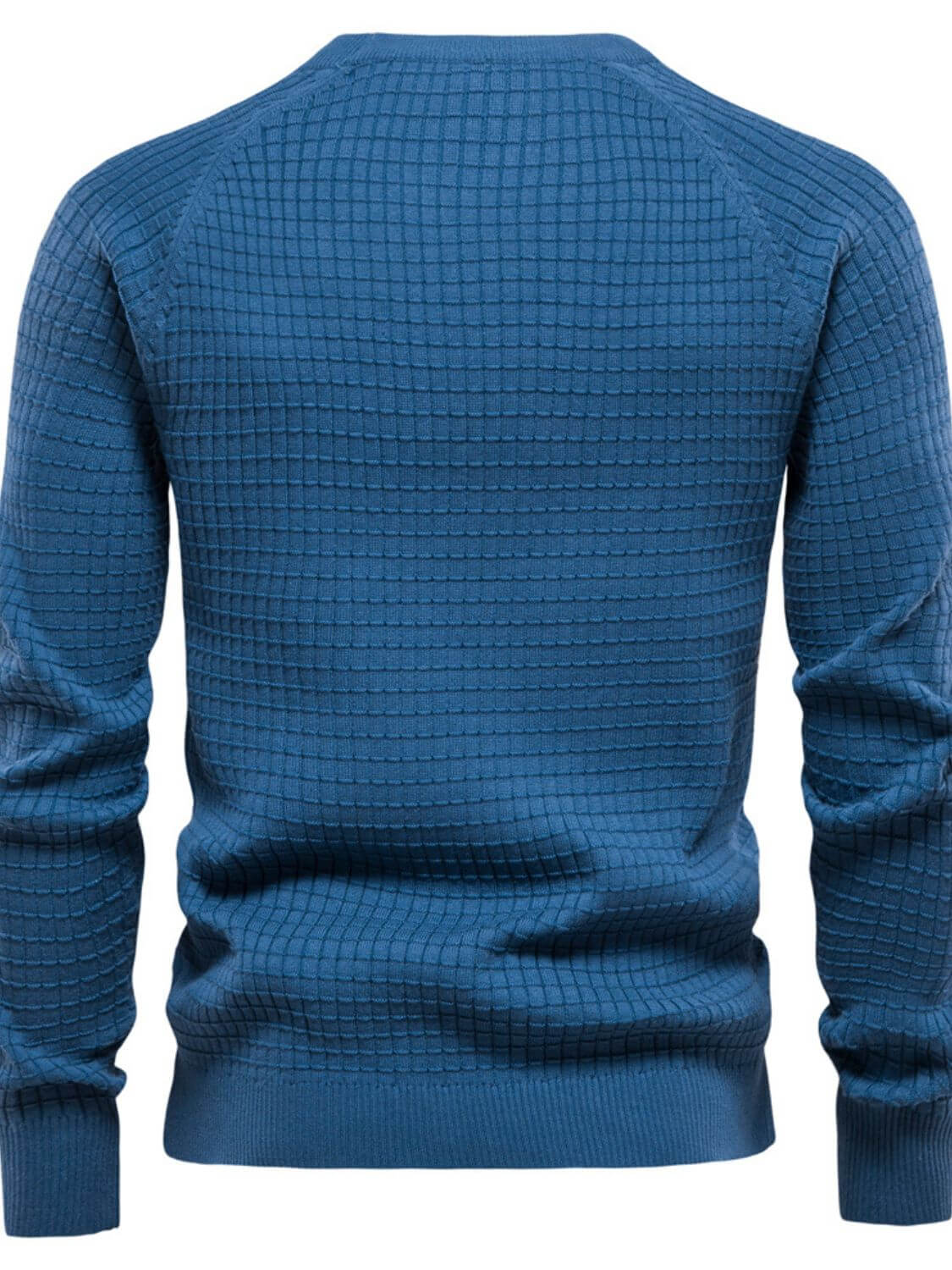 Texture Round Neck Long Sleeve Sweater Men's Sweatshirts Luxurious Weddings