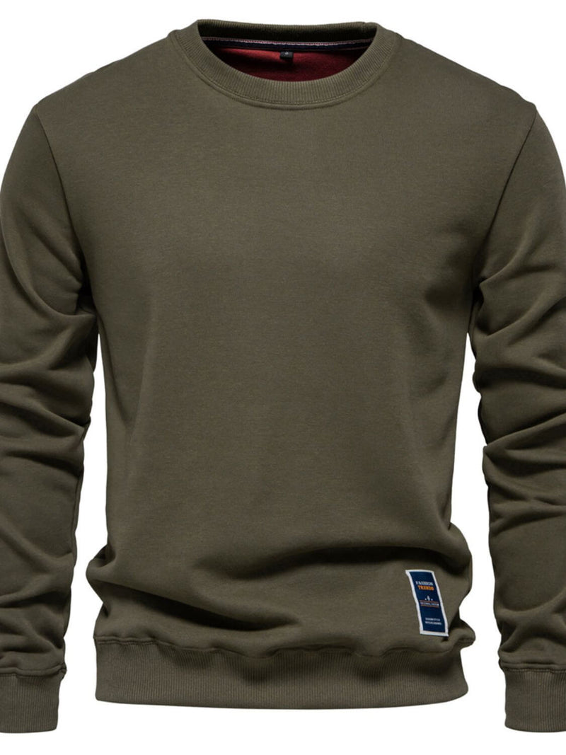 Men's Round Neck Long Sleeve Sweatshirt Crewneck Luxurious Weddings