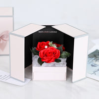 Valentine's Day Creative Roses Jewelry Gift Box Luxurious Weddings