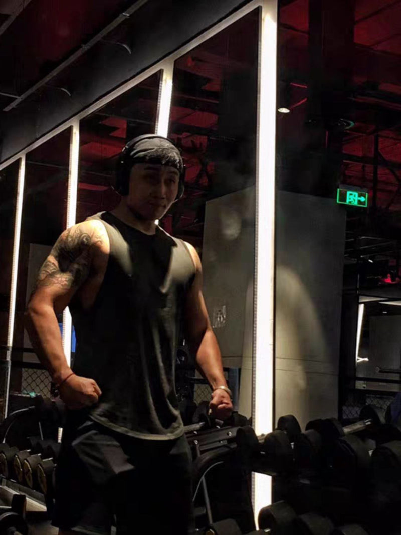 Men's Plus Size Round Neck Tank Singlet Luxurious Weddings