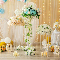 Acrylic Flower Stand and Ball Set - Perfect for Weddings Luxurious Weddings