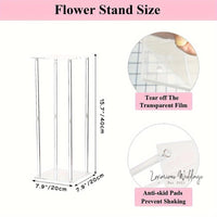 Acrylic Flower Stand and Ball Set - Perfect for Weddings Luxurious Weddings