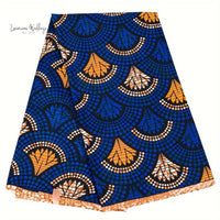 Authentic African Ankara Fabric - 5.49m - Tribal Design - Hand Wash Only Luxurious Weddings