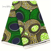 Authentic African Ankara Fabric - 5.49m - Tribal Design - Hand Wash Only Luxurious Weddings