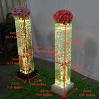 LED Color Changing Fountain Centerpieces Luxurious Weddings