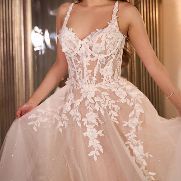 Elena Lace A-Line Gown A-line Gown Luxurious Weddings