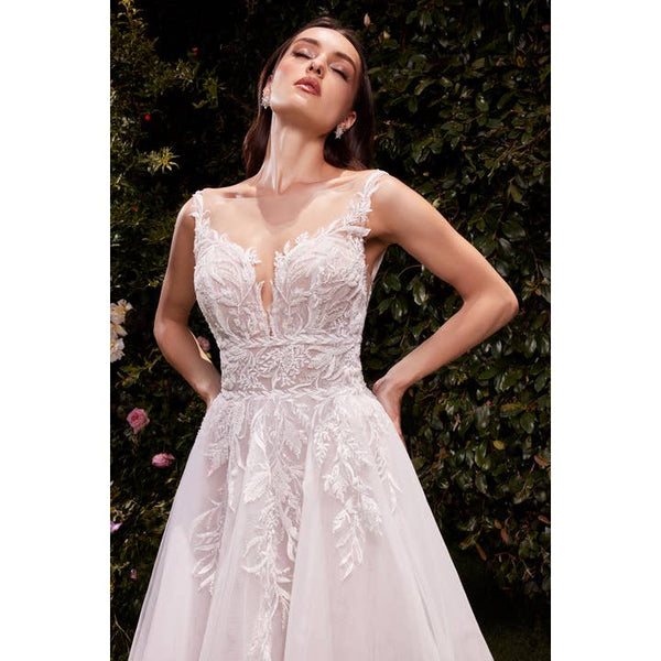 Tiffany Lace and Tulle Bridal Gown A-line Gown Luxurious Weddings