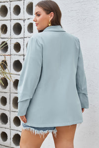 Plus Size Shawl Collar Long Sleeve Blazer Plus size Luxurious Weddings