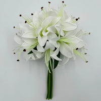 Artificial Lilies – Bulk | White Artificial Lillies Luxurious Weddings