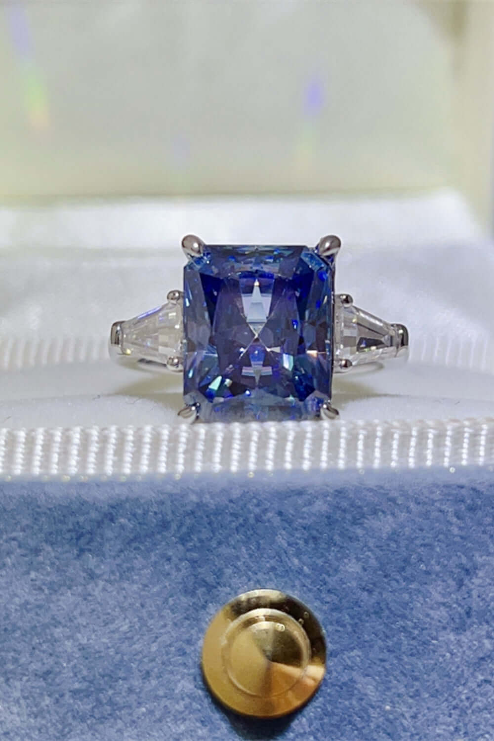 5 Carat Moissanite 925 Sterling Silver Ring Rings Luxurious Weddings