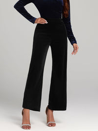 High Waist Wide Leg Pants Pants Luxurious Weddings