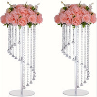 Elegant Clear Acrylic Floral Centerpiece Stand Home Decor Luxurious Weddings
