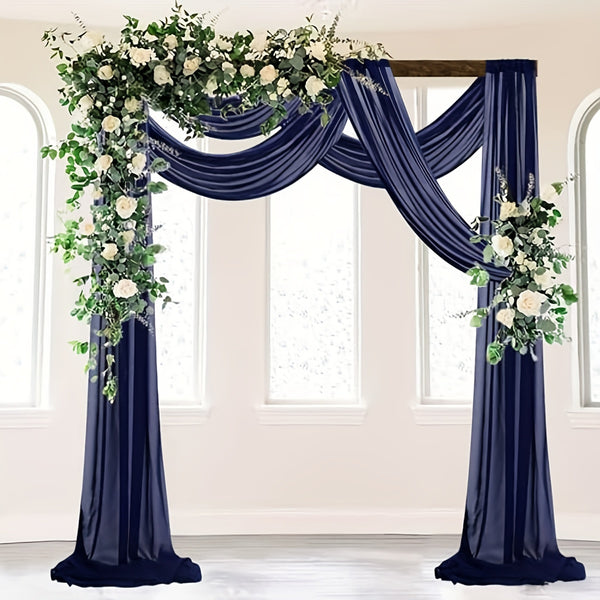 Silk Drappings Create Your Perfect Wedding with Our Arch Hanging Fabric Luxurious Weddings